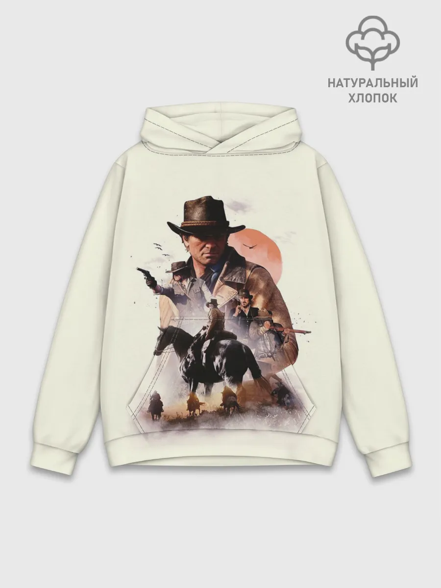 Худи мужской база хлопок / red dead redemption 2 Art