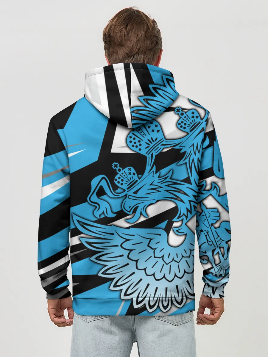 Худи мужской база хлопок / RUSSIA Lifestyle