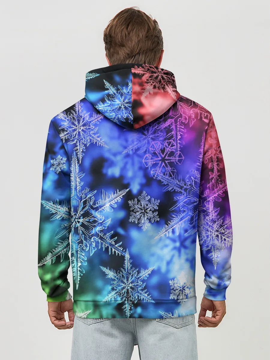 Худи мужской база хлопок / ЗИМНЕЕ УТРО