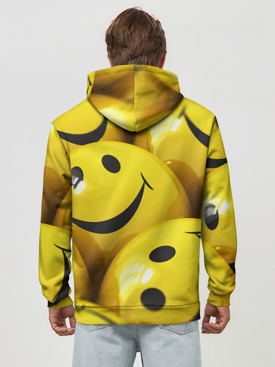 Худи мужской база хлопок / YELLOW SMILE