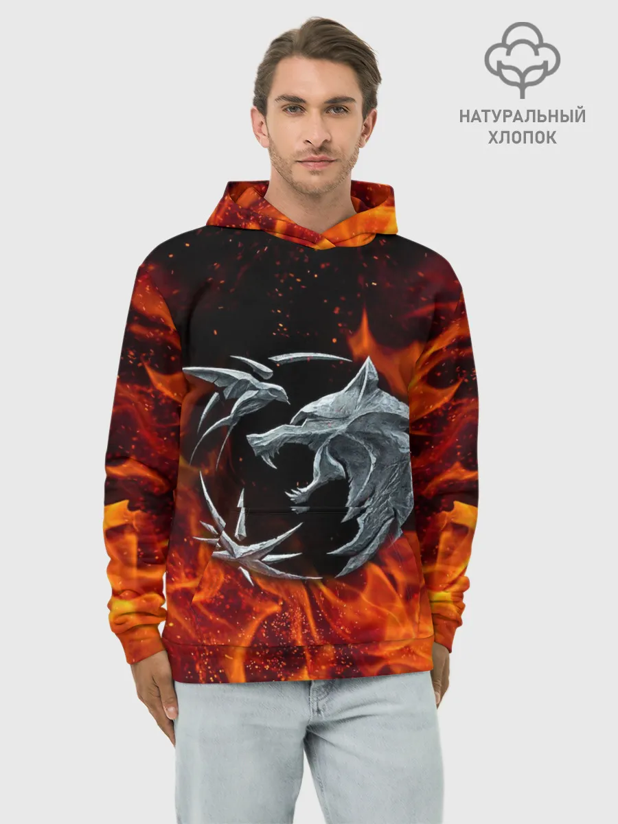 Худи мужской база хлопок / СЕРИАЛ ВЕДЬМАК
