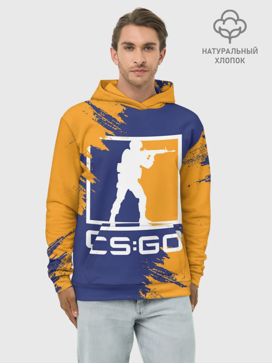 Худи мужской база хлопок / CS:GO