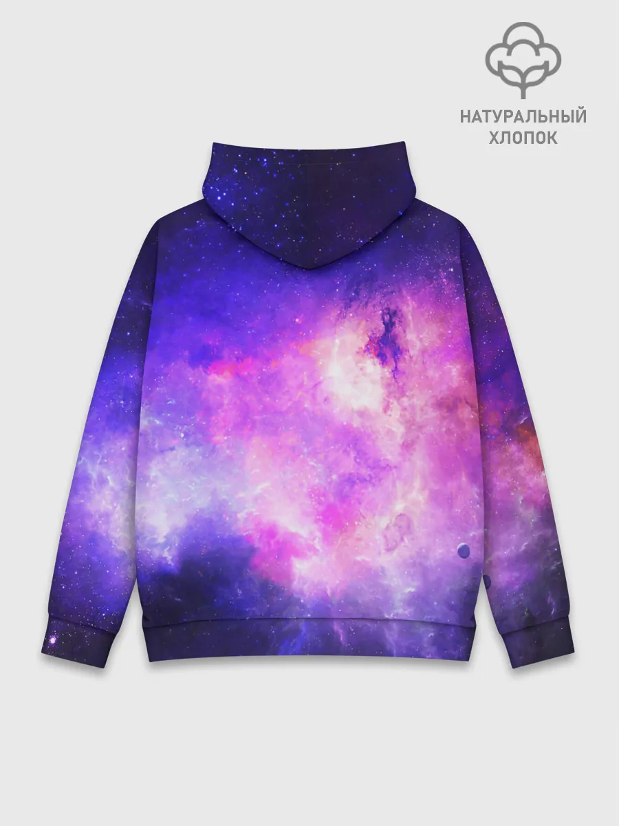 Худи мужской база хлопок / КОСМИЧЕСКИЕ КРАСКИ