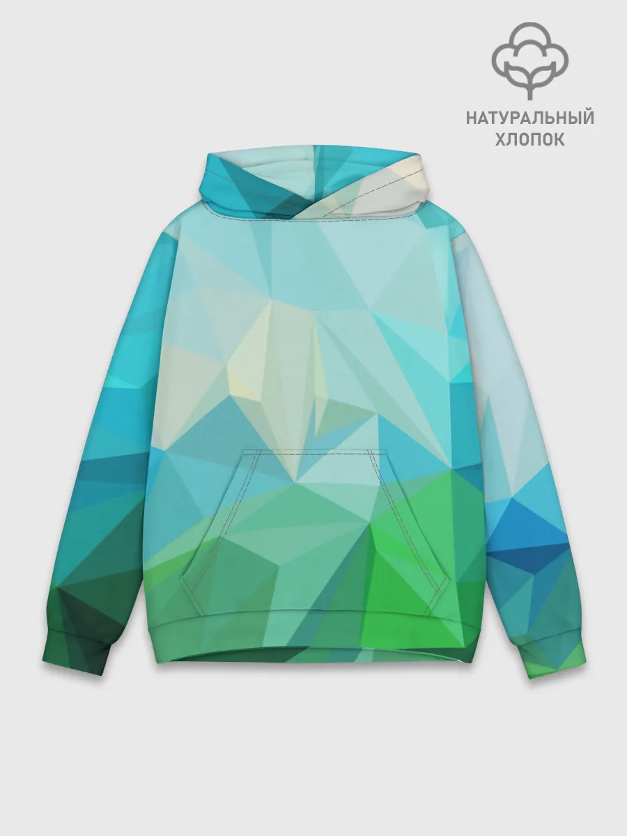 Худи мужской база хлопок / GEOMETRY