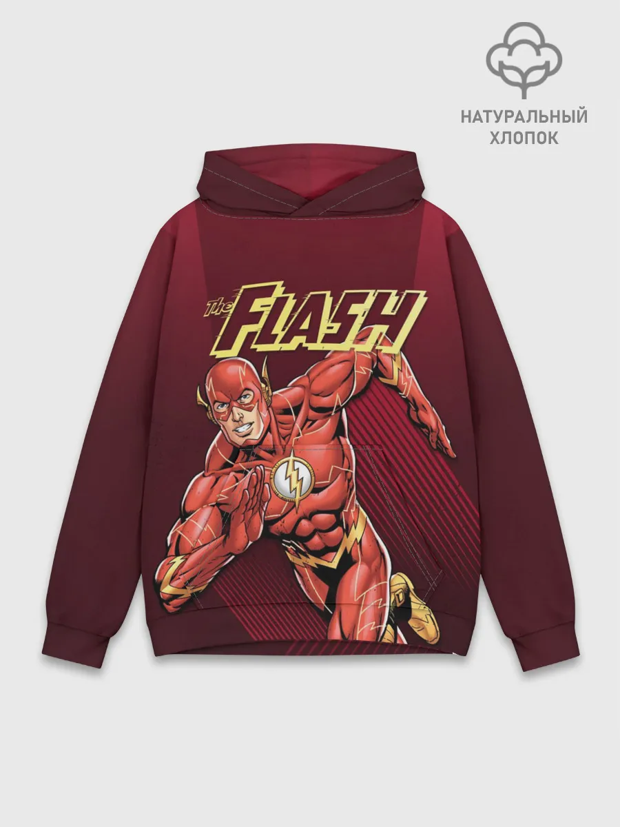 Худи мужской база хлопок / The Flash