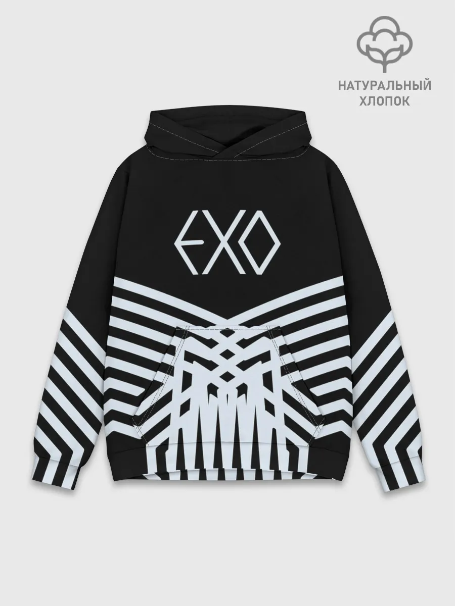 Худи мужской база хлопок / EXO