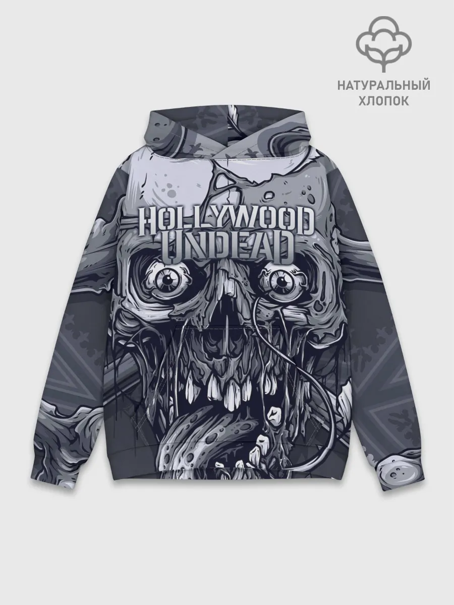 Худи мужской база хлопок / Hollywood Undead