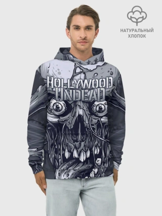 Худи мужской база хлопок / Hollywood Undead