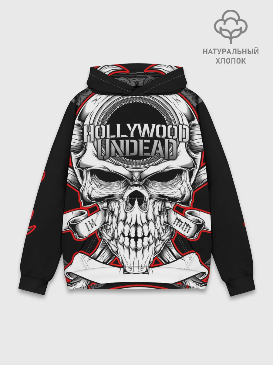 Худи мужской база хлопок / Hollywood Undead