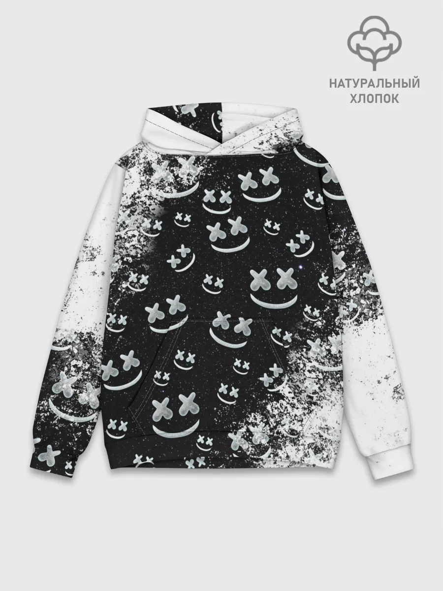 Худи мужской база хлопок / Marshmello