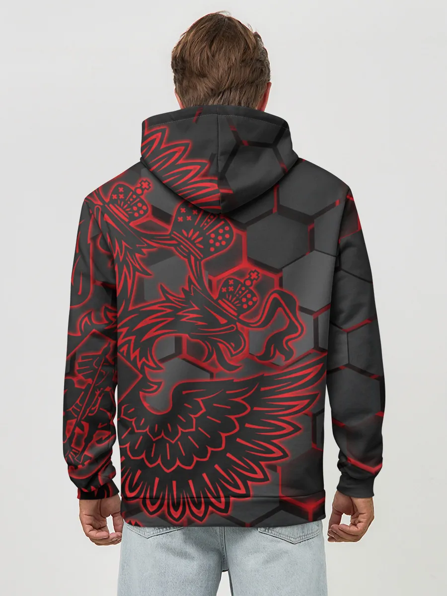 Худи мужской база хлопок / Хоккей