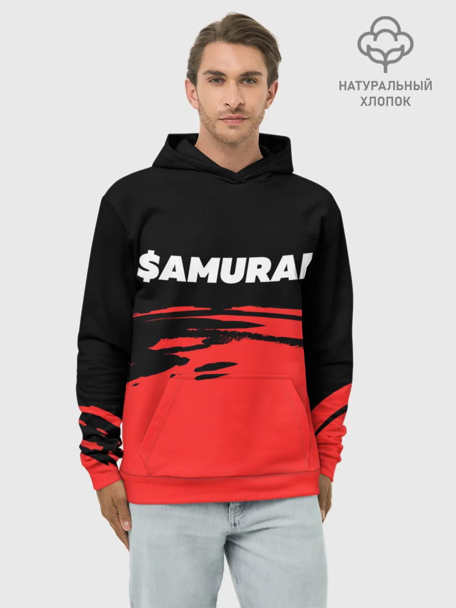 Худи мужской база хлопок / $AMURAI - GAYAZOV$ BROTHER$