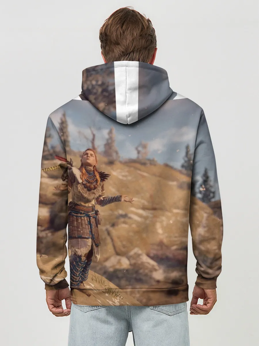 Худи мужской база хлопок / Horizon Zero Dawn