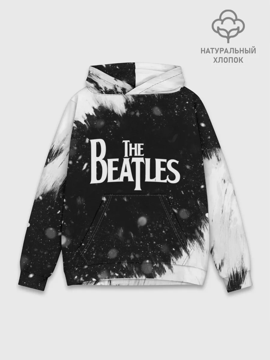 Худи мужской база хлопок / The Beatles BW