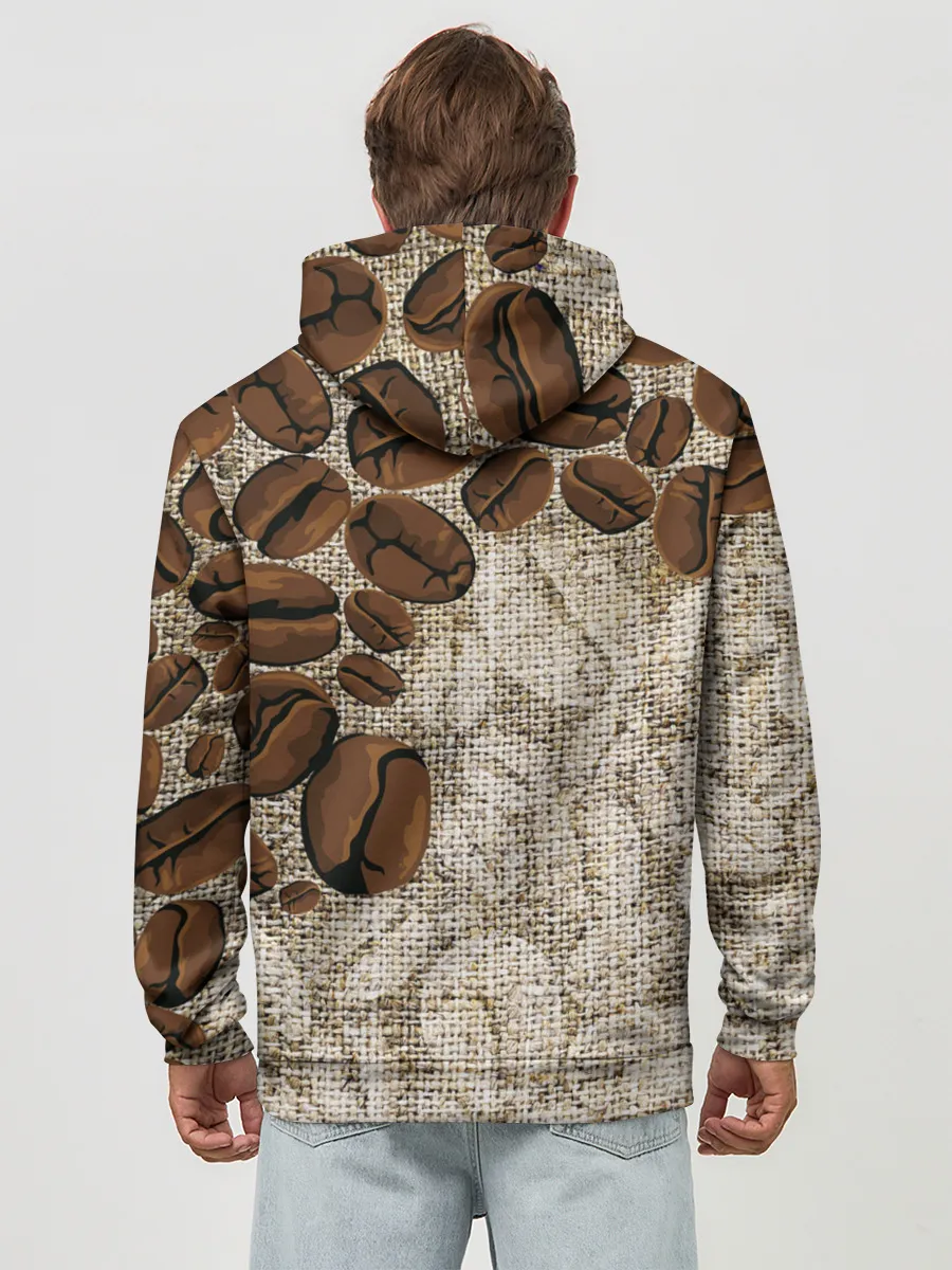 Худи мужской база хлопок / Кофейные зёрна