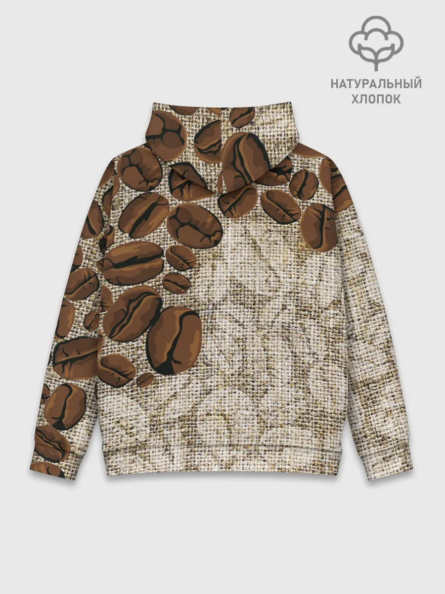 Худи мужской база хлопок / Кофейные зёрна
