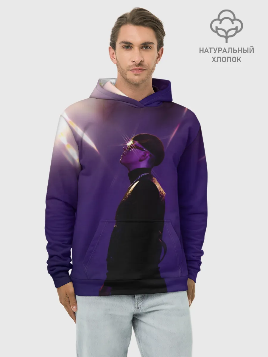 Худи мужской база хлопок / BIG BABY TAPE - TRAP LUV