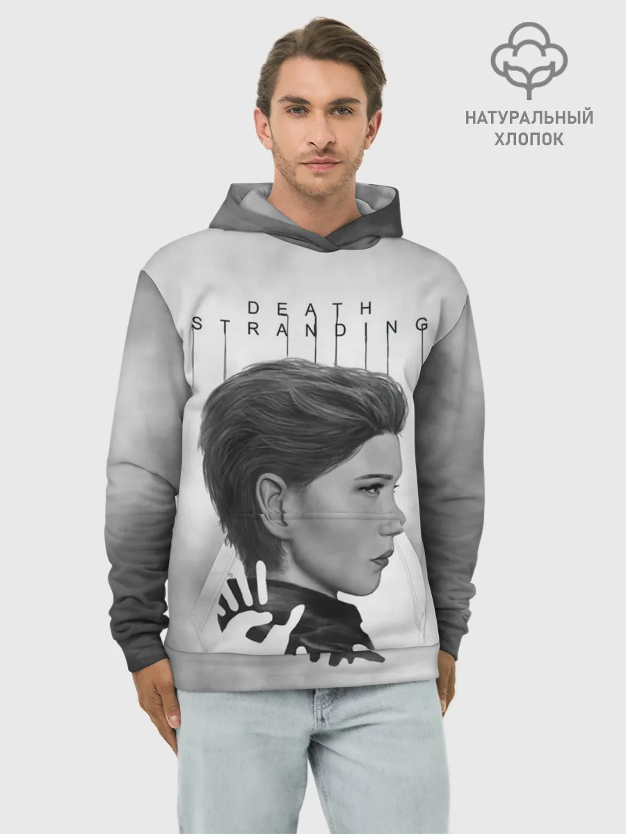 Худи мужской база хлопок / Death Stranding