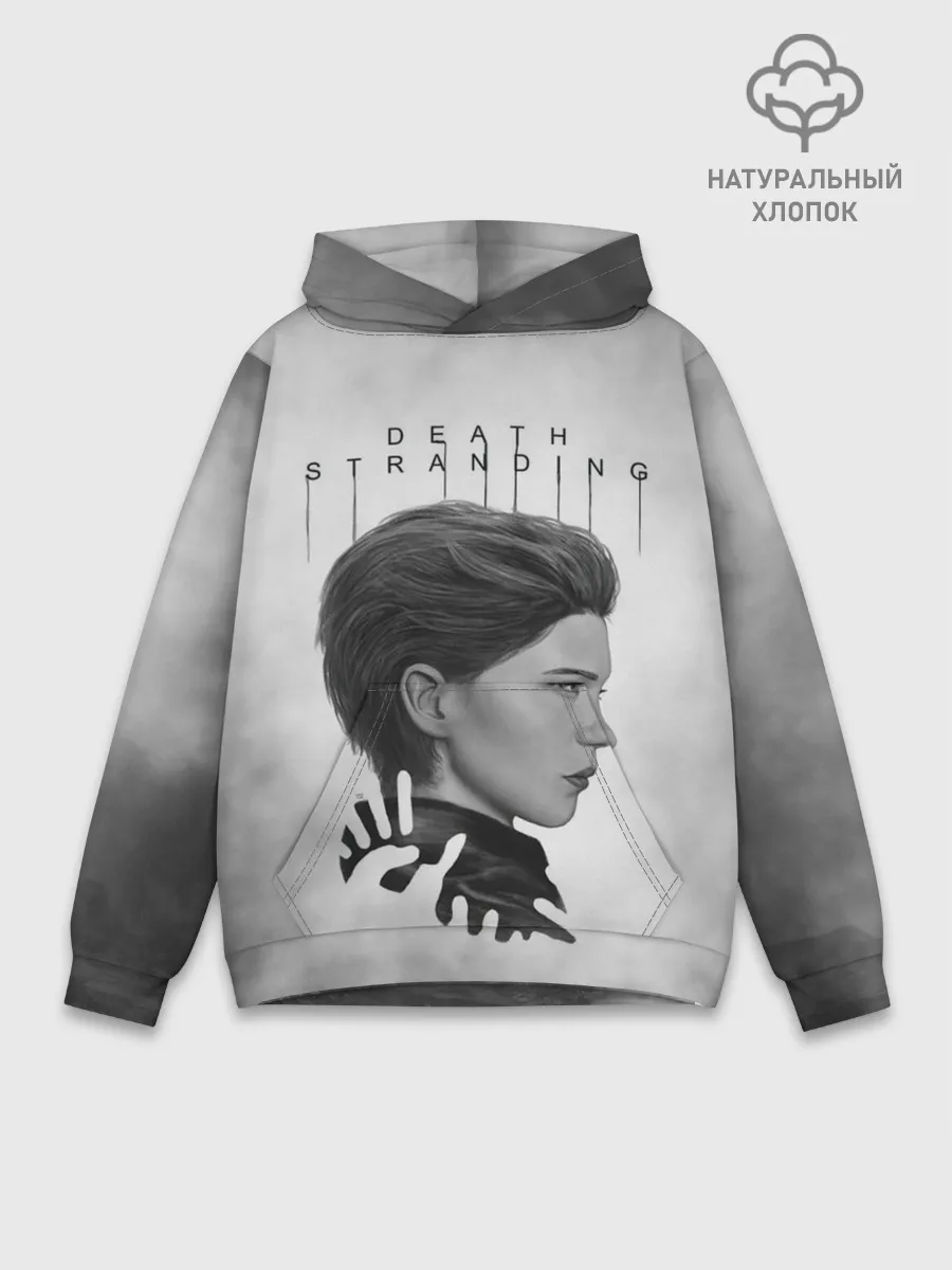 Худи мужской база хлопок / Death Stranding