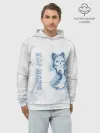 Худи мужской база хлопок / Snow fox