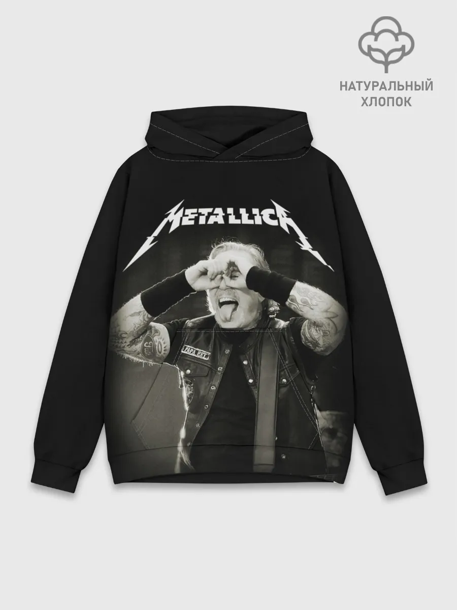 Худи мужской база хлопок / Metallica