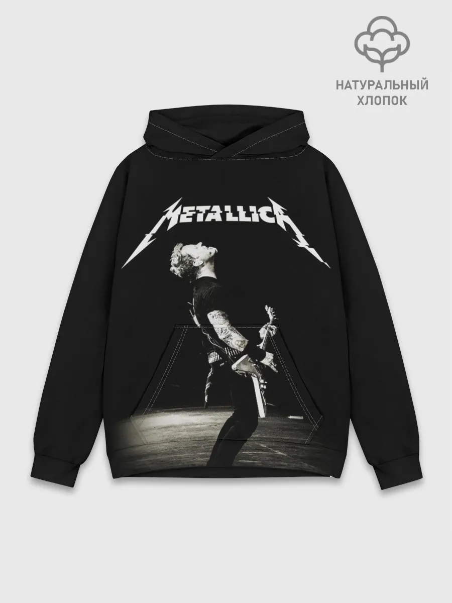 Худи мужской база хлопок / Metallica