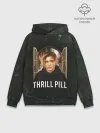 Худи мужской база хлопок / THRILL PILL - Грустная Песня