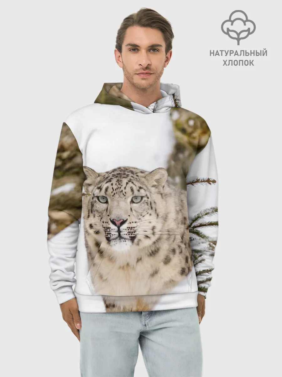Худи мужской база хлопок / Ирбис