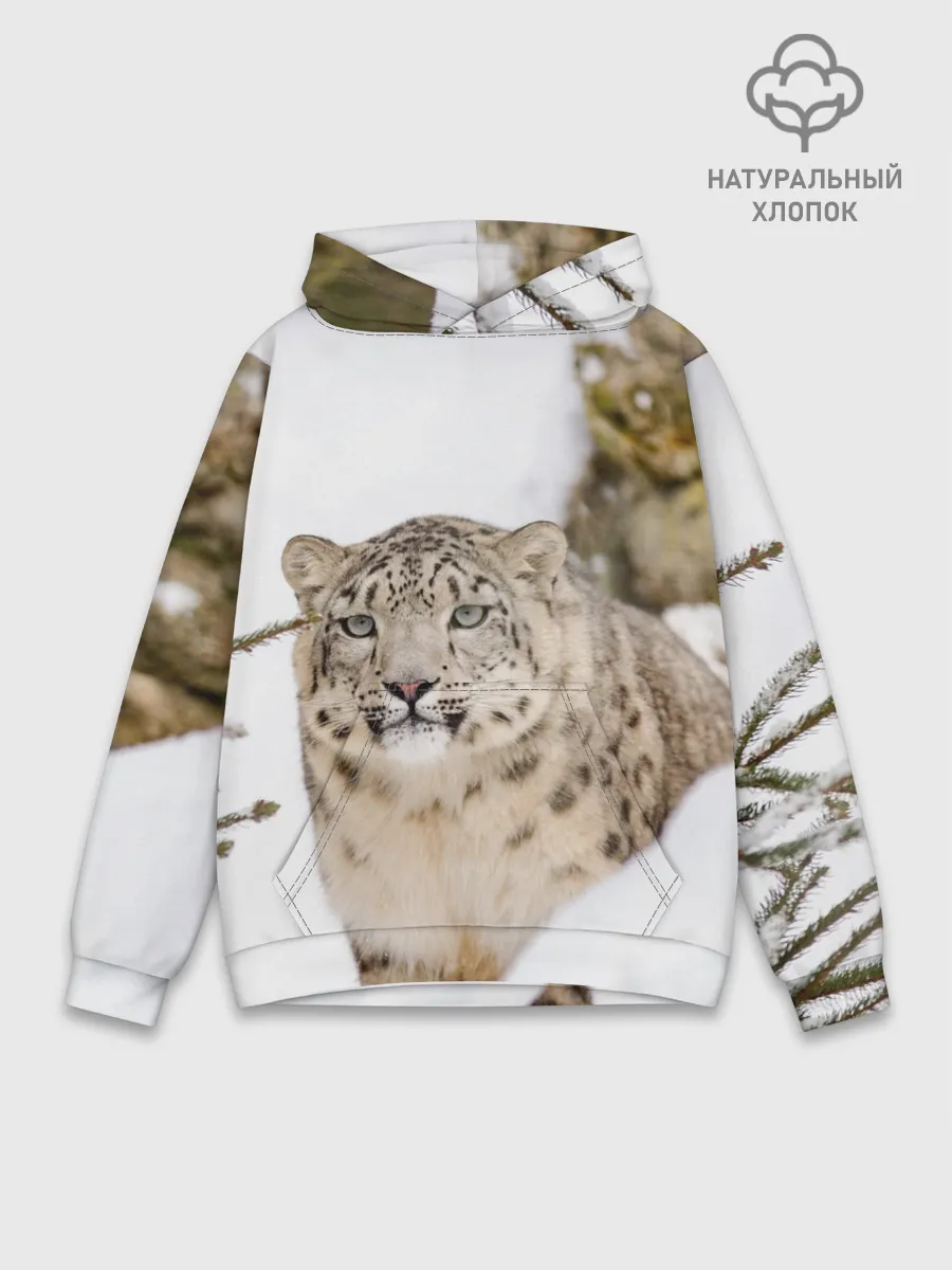 Худи мужской база хлопок / Ирбис