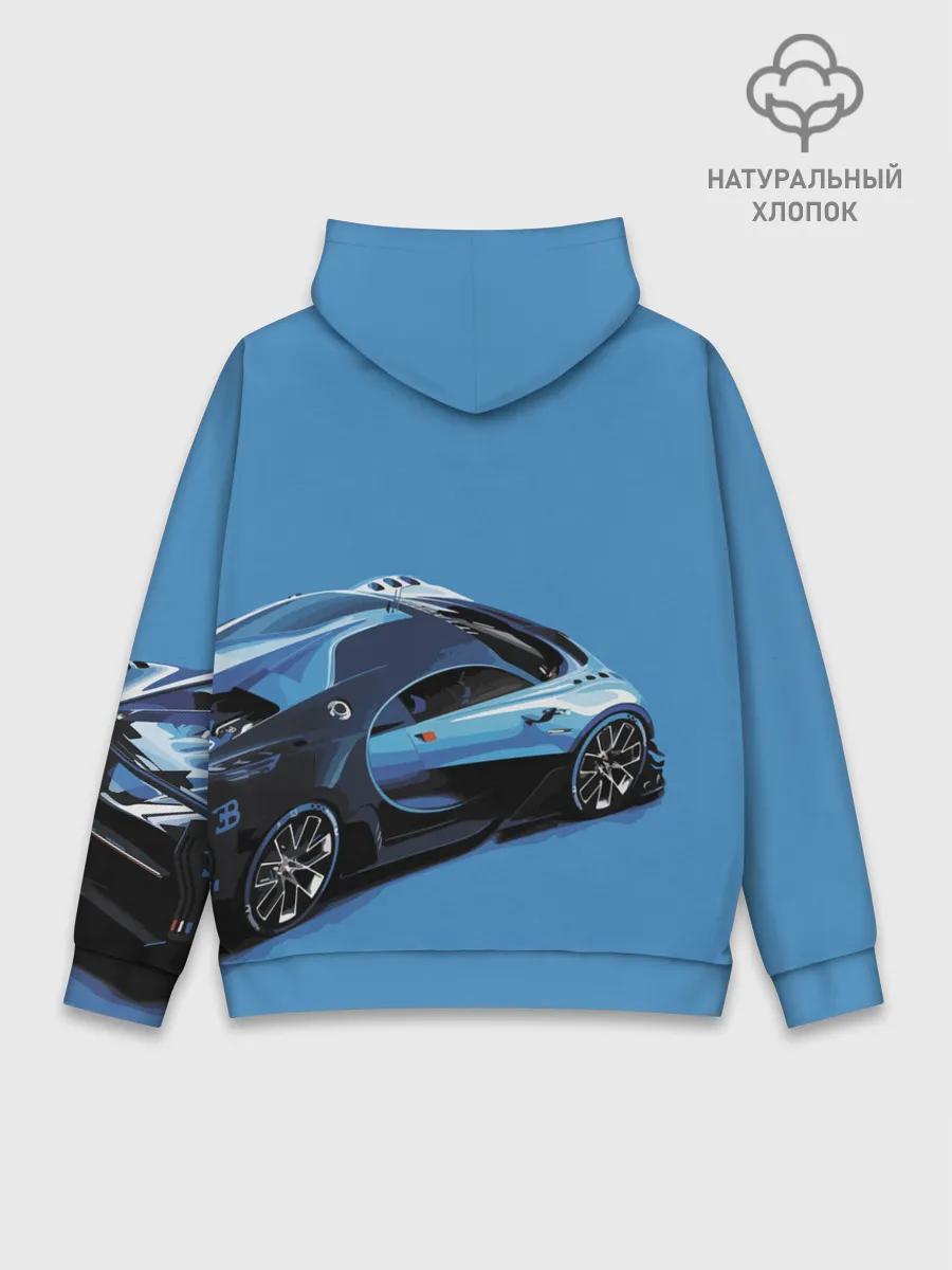 Худи мужской база хлопок / Bugatti