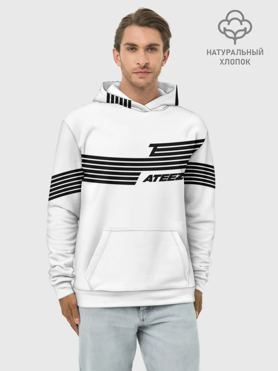 Худи мужской база хлопок / Ateez