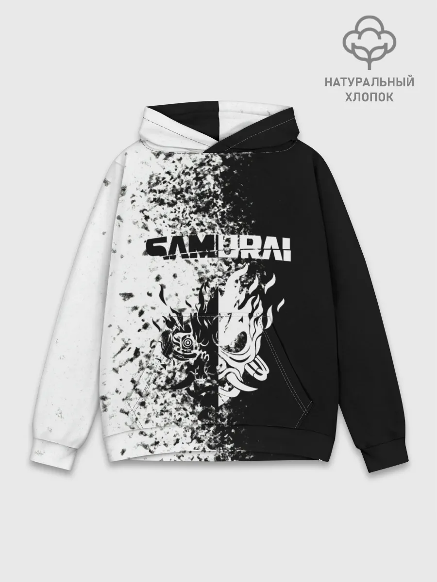 Худи мужской база хлопок / Cyberpunk 2077 | Samurai.