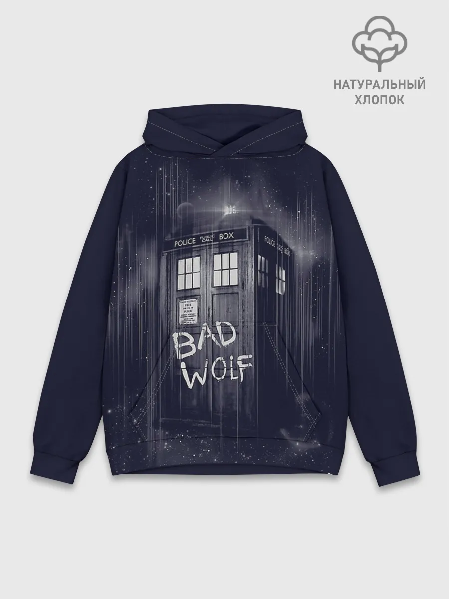 Худи мужской база хлопок / Doctor Who