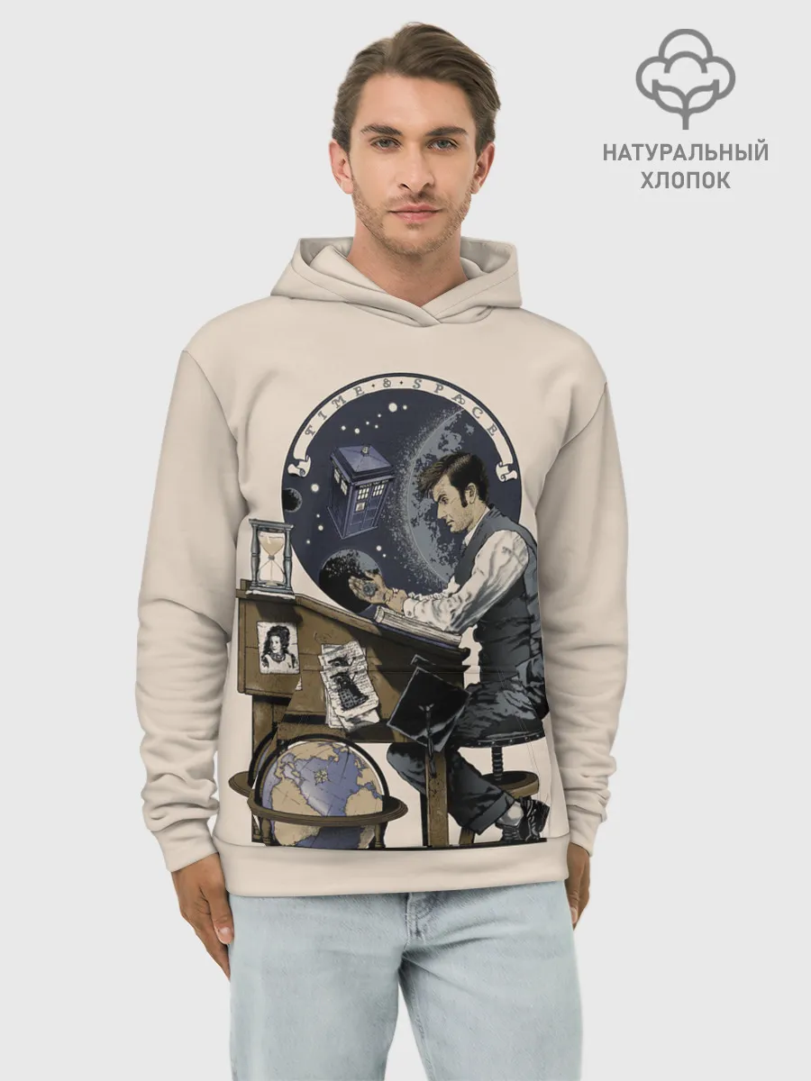 Худи мужской база хлопок / Doctor Who