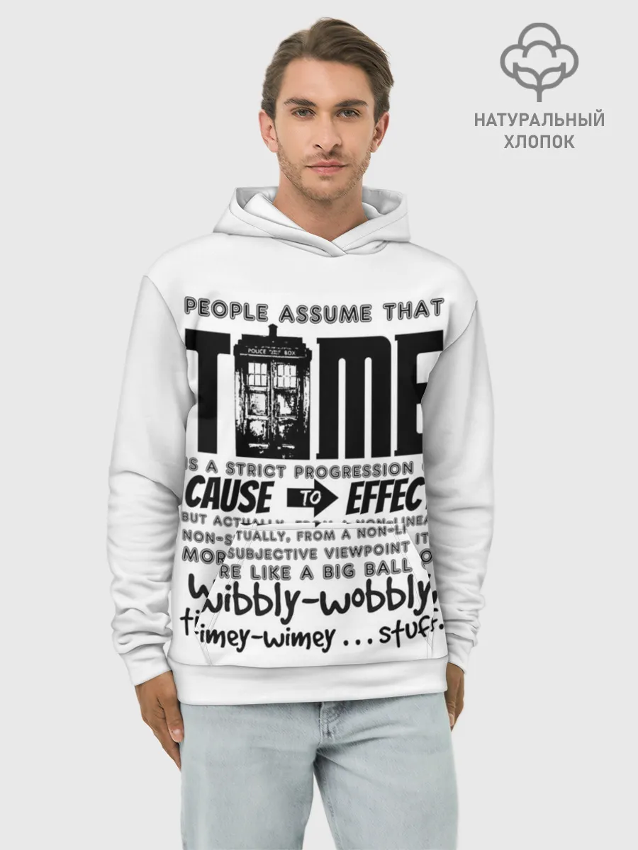 Худи мужской база хлопок / Doctor Who