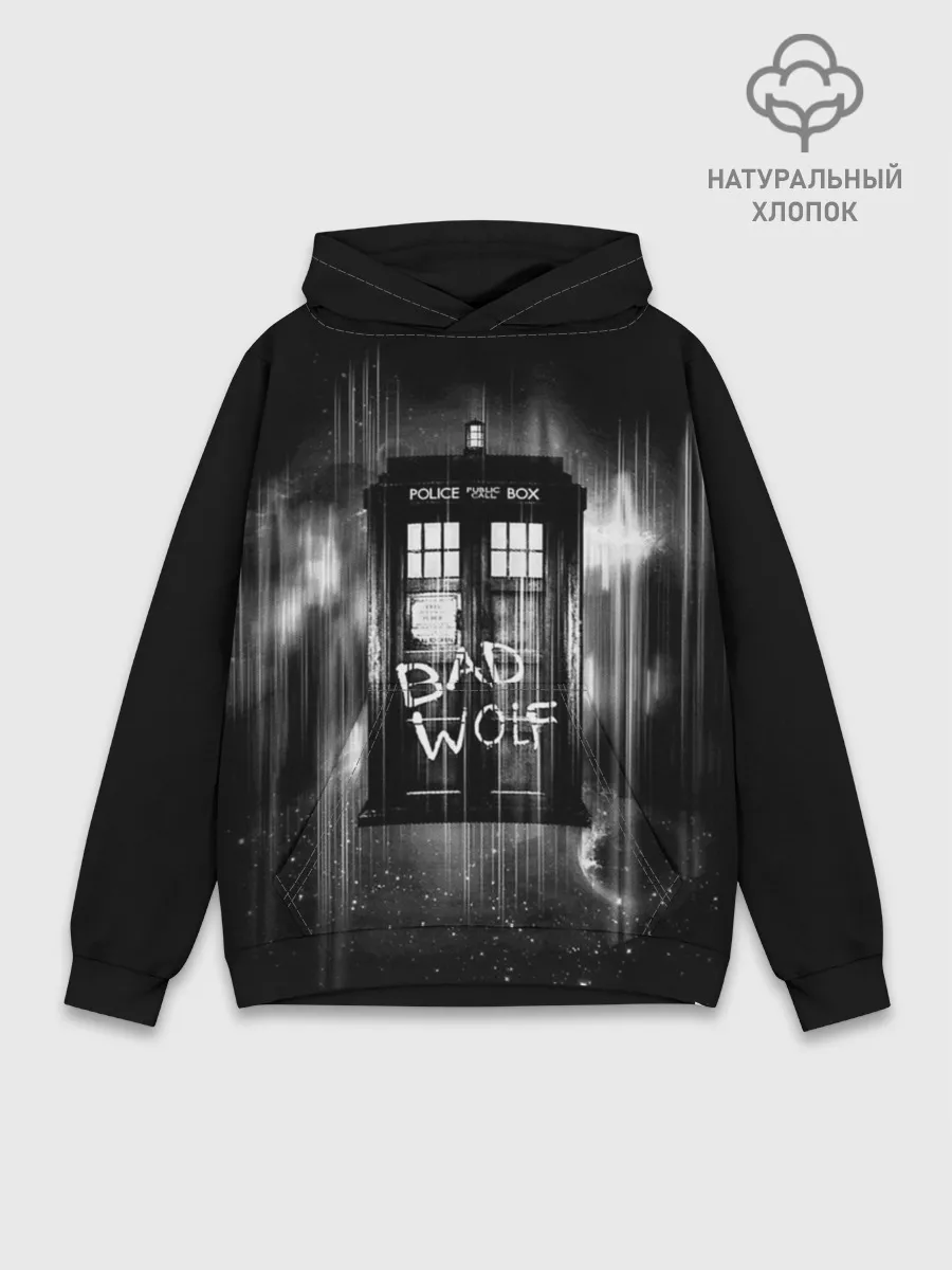 Худи мужской база хлопок / Doctor Who