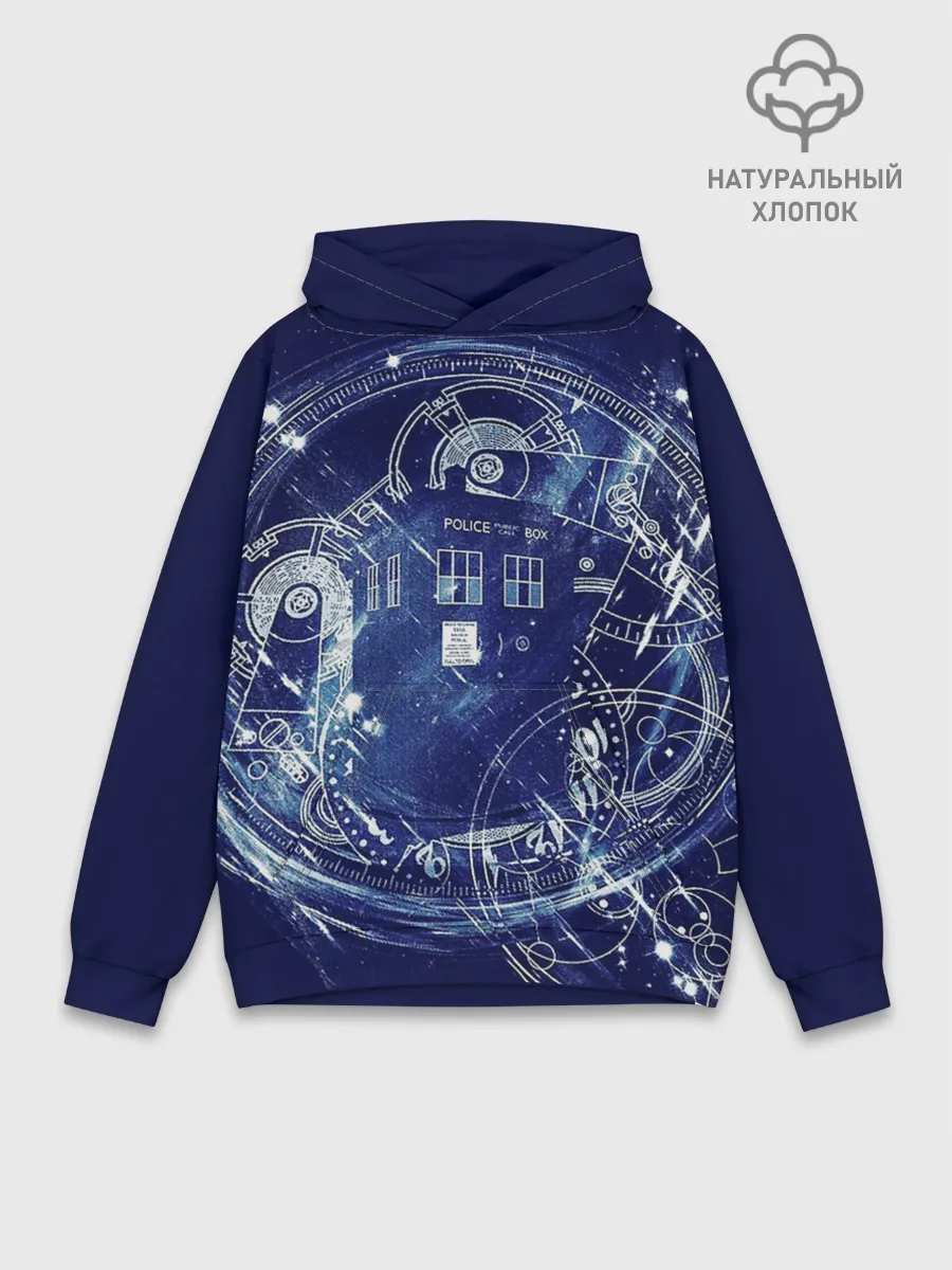 Худи мужской база хлопок / DOCTOR WHO | ДОКТОР КТО