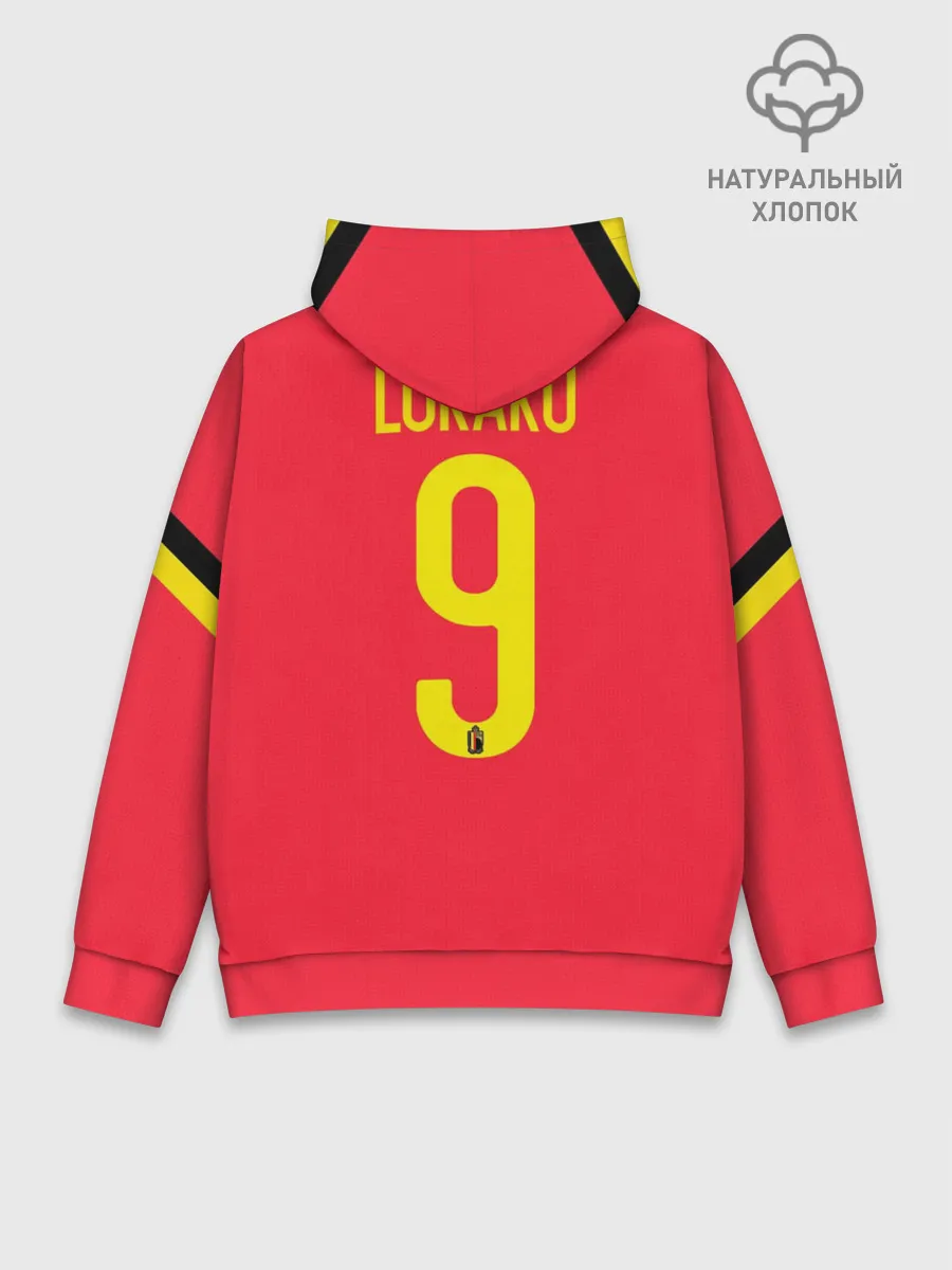 Худи мужской база хлопок / Lukaku home EURO 2020
