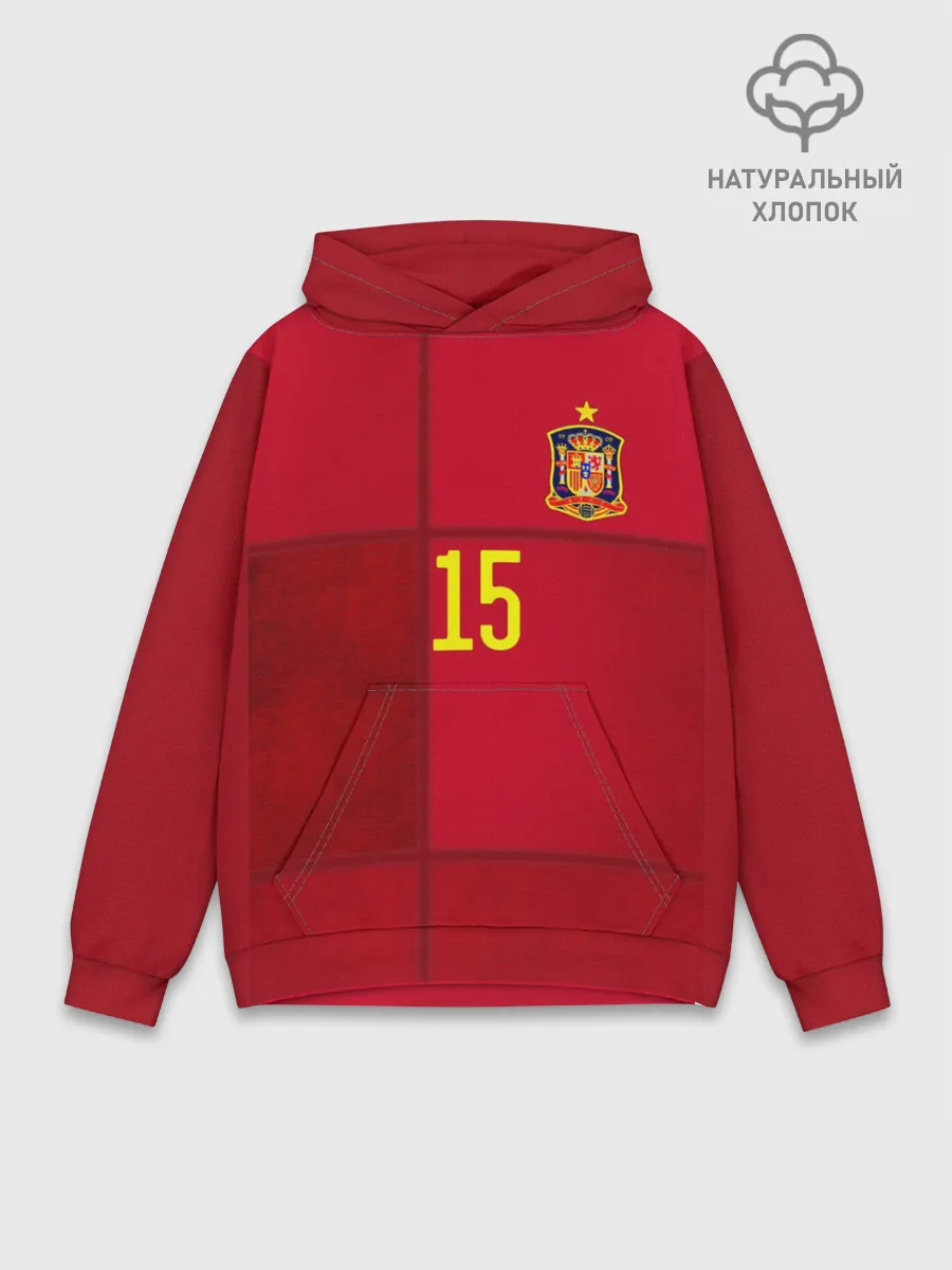 Худи мужской база хлопок / Ramos home EURO 2020