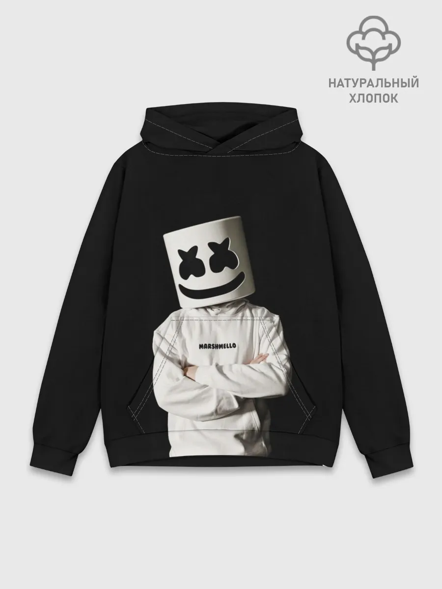 Худи мужской база хлопок / Marshmello