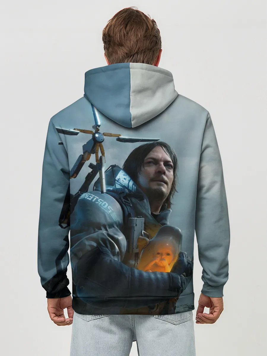 Худи мужской база хлопок / Death Stranding