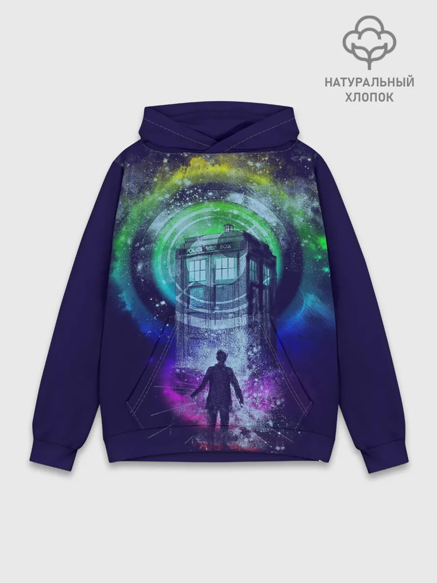 Худи мужской база хлопок / Доктор Кто