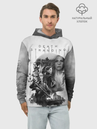 Худи мужской база хлопок / Death Stranding