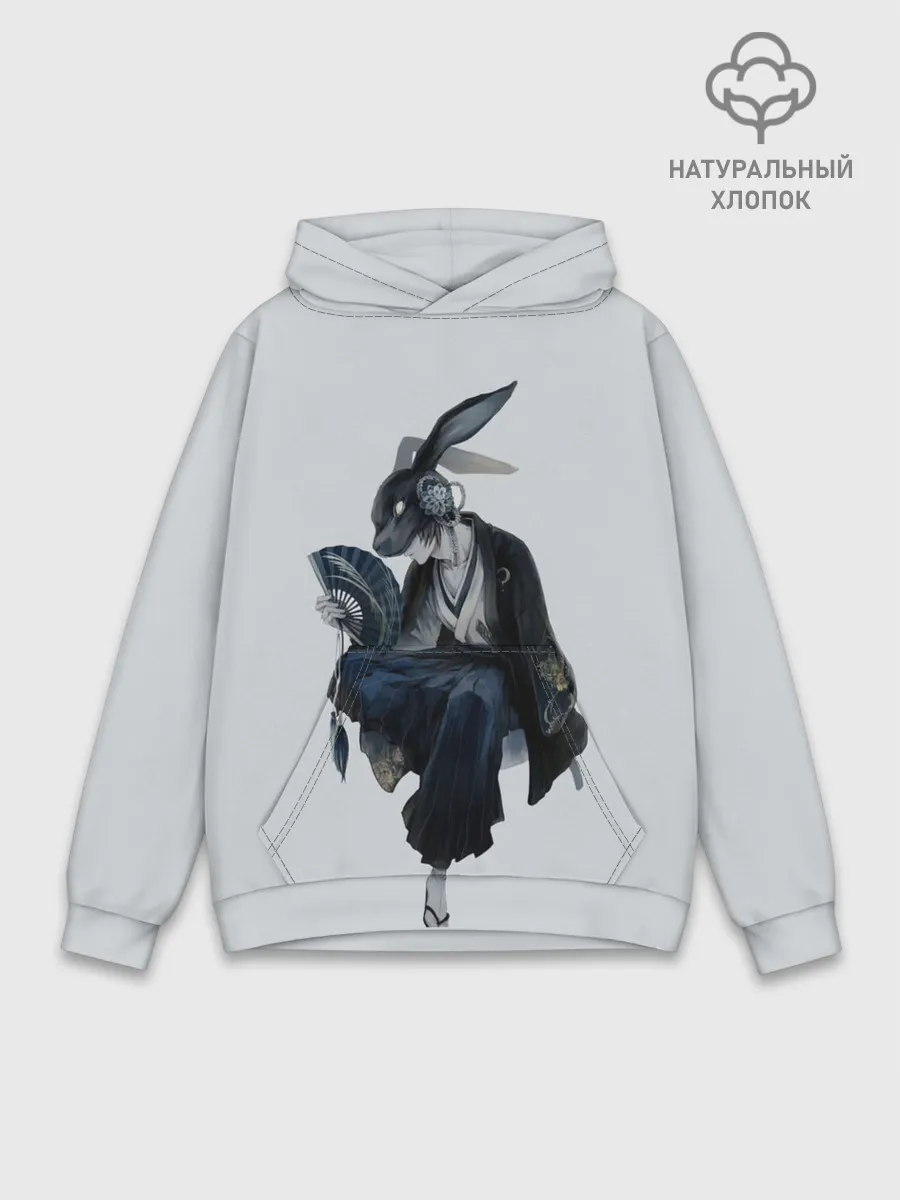 Худи мужской база хлопок / ушки