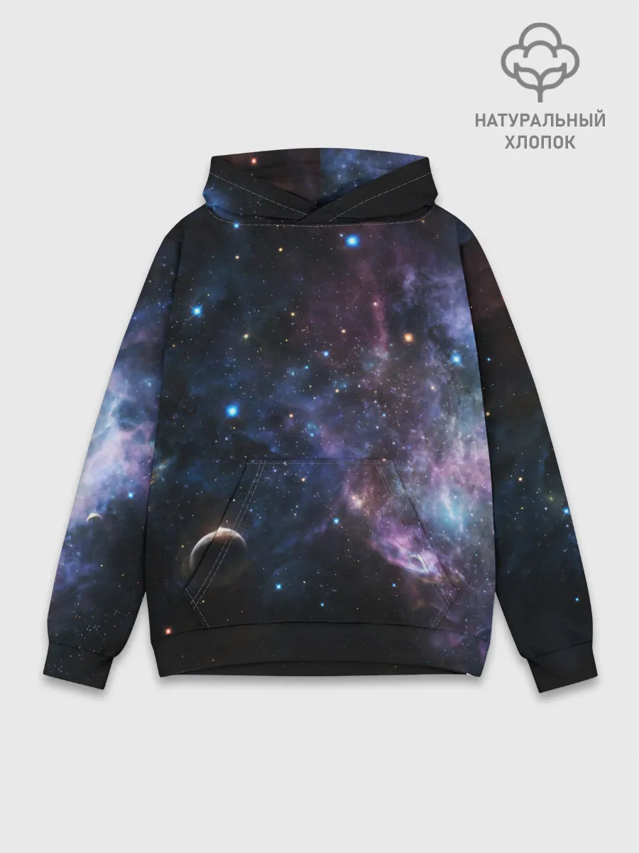 Худи мужской база хлопок / Звезды