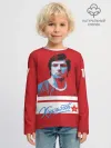 Детский лонгслив хлопок / Kharlamov_Red_17
