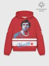 Худи мужской оверсайз хлопок / Kharlamov_Red_17