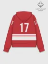 Худи женский база хлопок / Kharlamov_Red_17