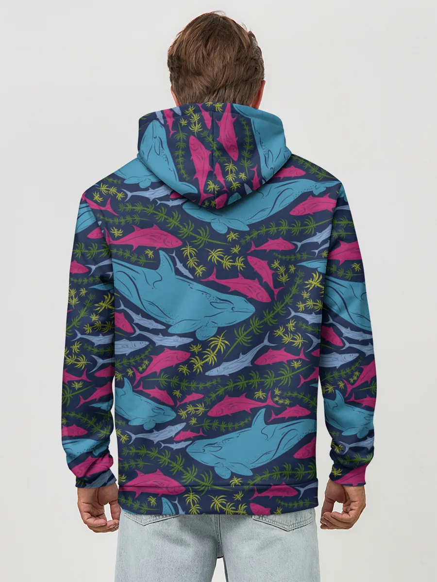 Худи мужской база хлопок / Касатки