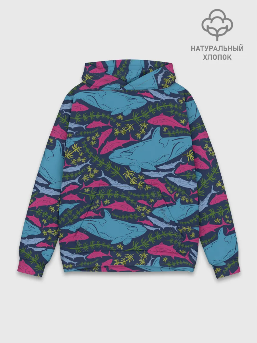 Худи мужской база хлопок / Касатки